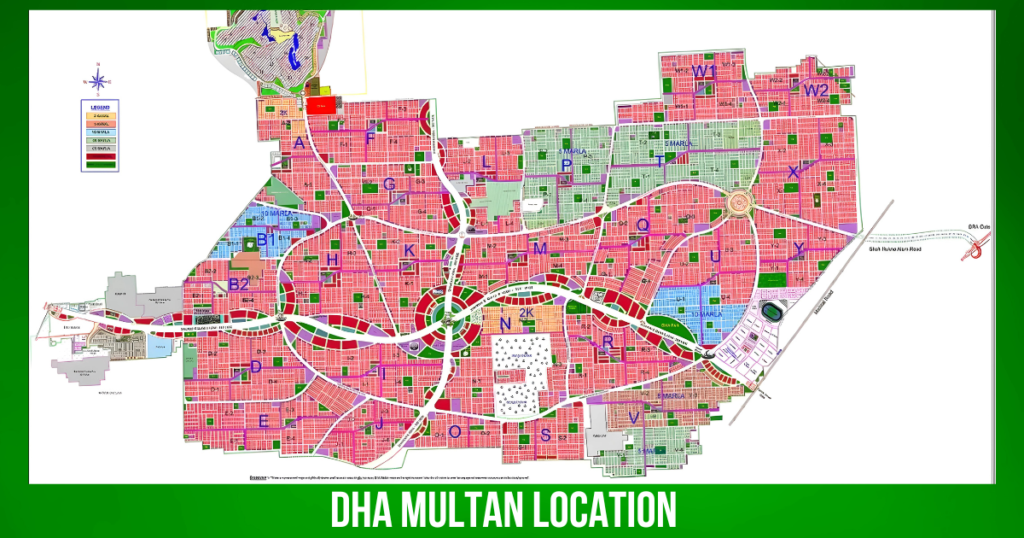 DHA Multan Location