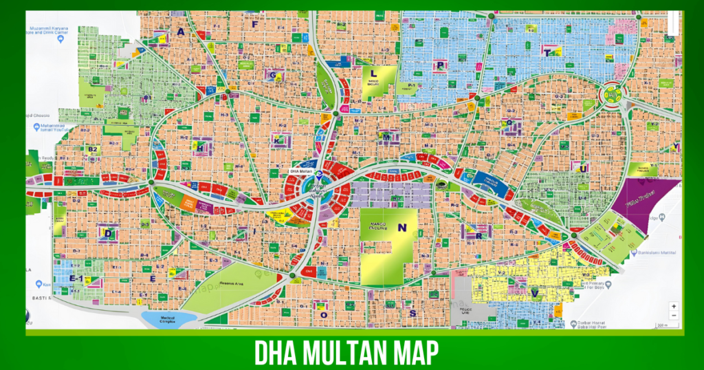 DHA Multan Map