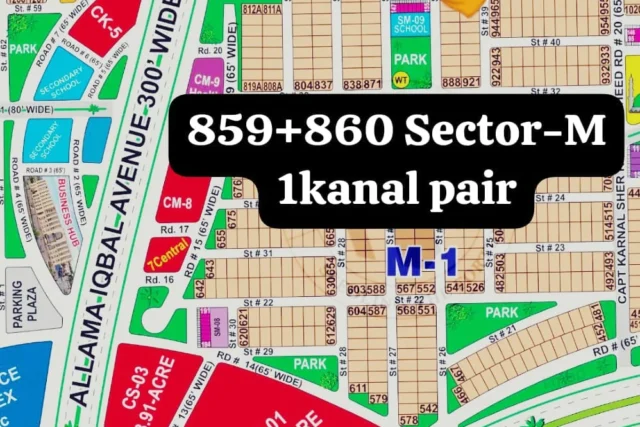 1kanal Plot Sale Piar GD Location in DHA Multan