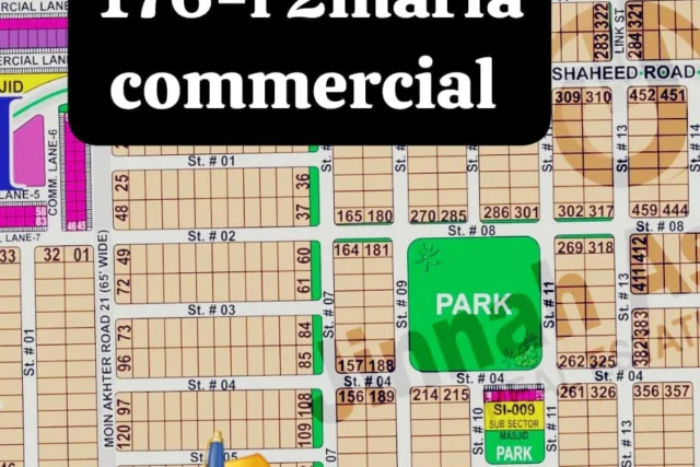 2Marla Commercial Plot in DHA Multan