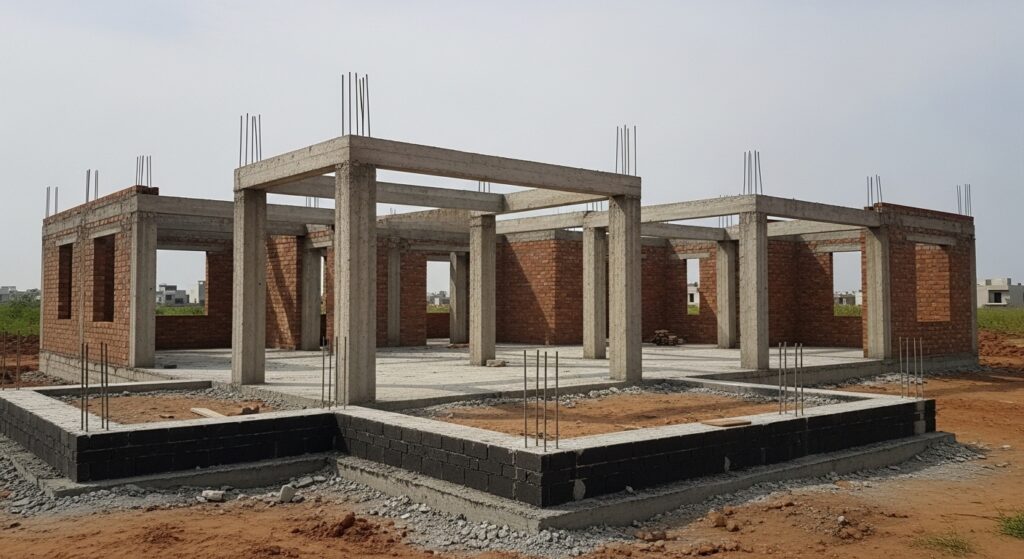 Grey Structure Construction The Foundation of Your Dream Property